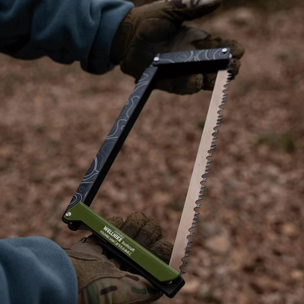 Folding Hand Saw For Camping Storage Bag Aluminum Alloy