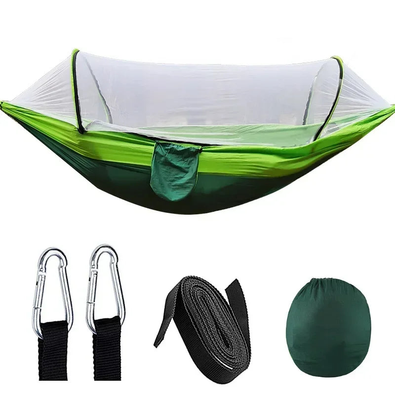 Outdoor Camping Hammock With Mosquito Net For Two