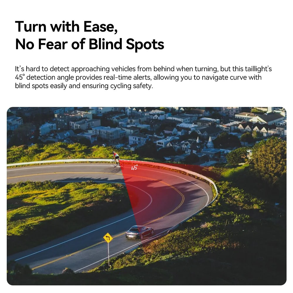 iGPSPORT SRmini Radar Tail Light With Brake Alert