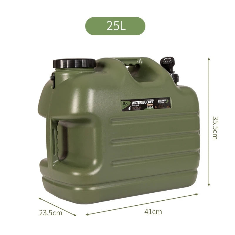 Desert Fox Water Tank Carrier With Spigot For Camping