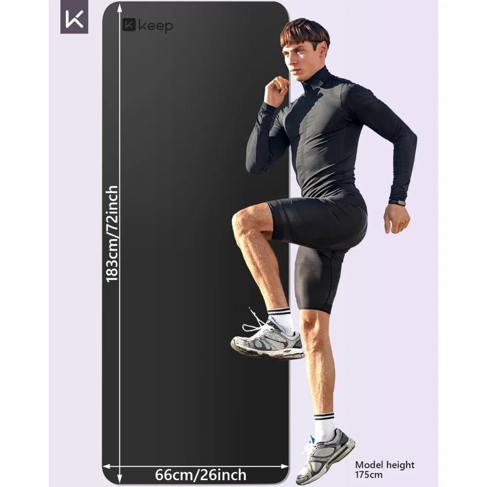 Keep Rubber Yoga Mat Professional Sweat Absorbent Non Slip