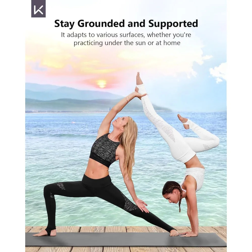Keep Rubber Yoga Mat Professional Sweat Absorbent Non Slip