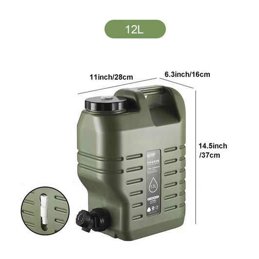 Desert Fox Water Tank Carrier With Spigot For Camping