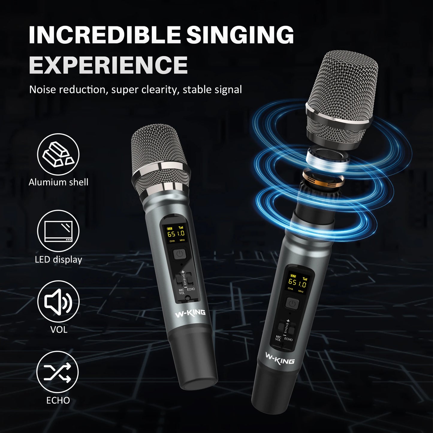 W-King D20 Portable 200W Bluetooth Party Speaker