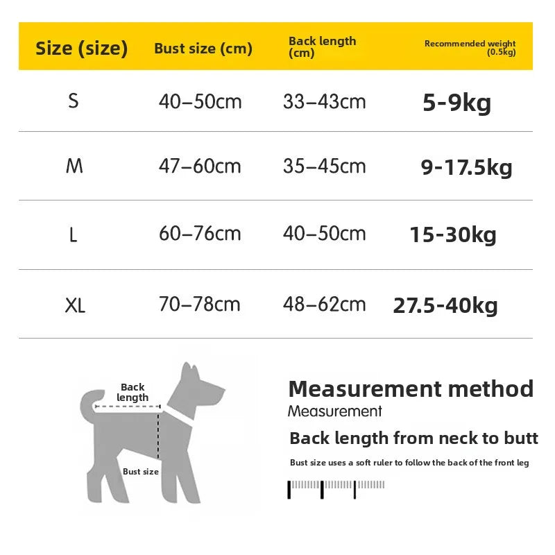 Dog Life Jacket Safety Vest Adjustable Reflective For Pets