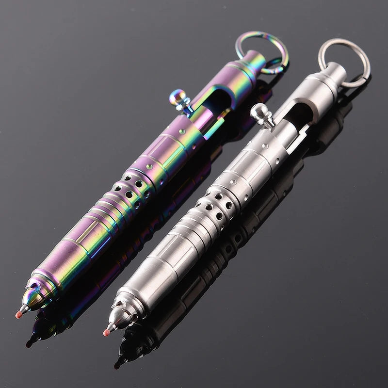 Titanium TC4 Bolt Tactical Pen Multifunction EDC Tool
