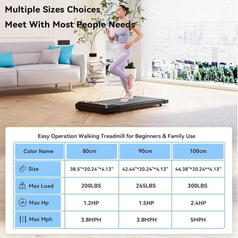 Superun 2 In 1 Home Office Treadmill With App