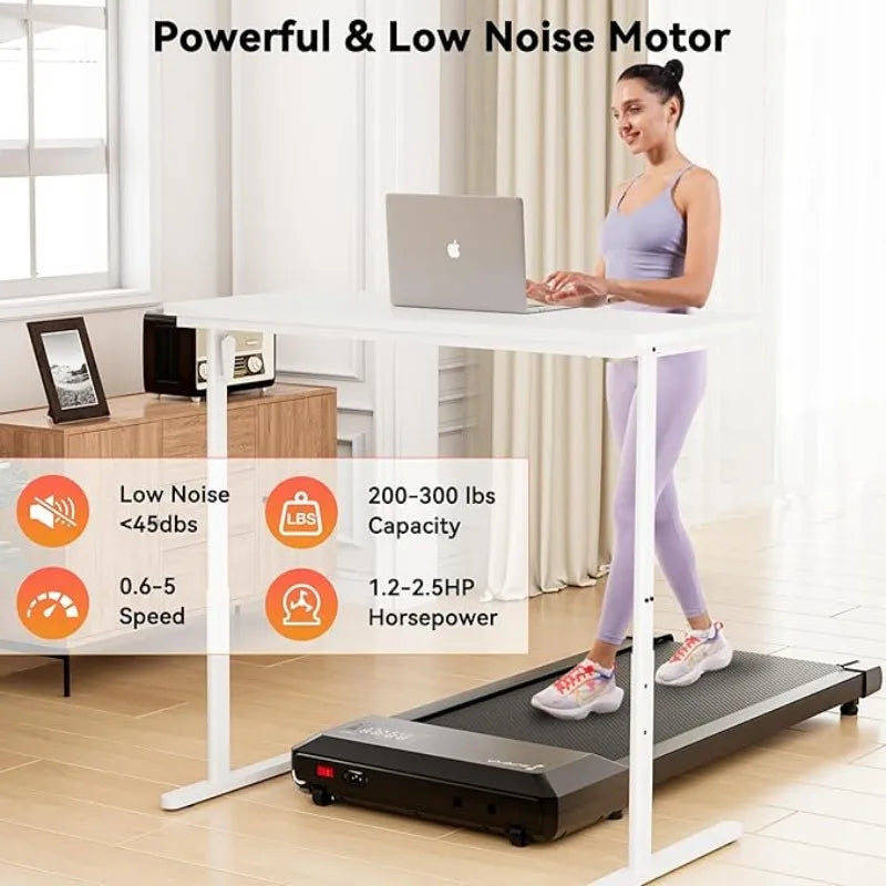 Superun 2 In 1 Home Office Treadmill With App