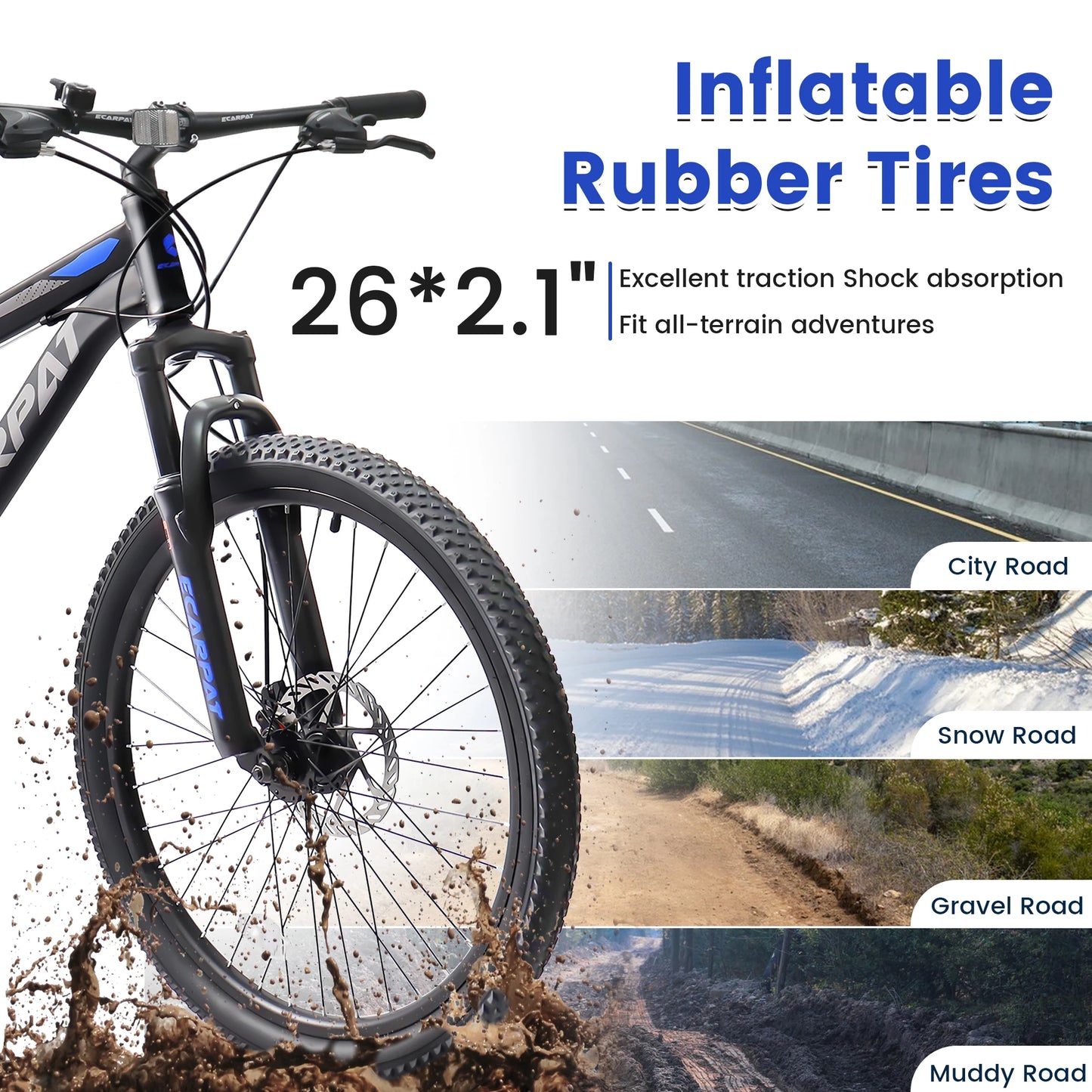 Ecarpat Dual Full Suspension Mountain Bike