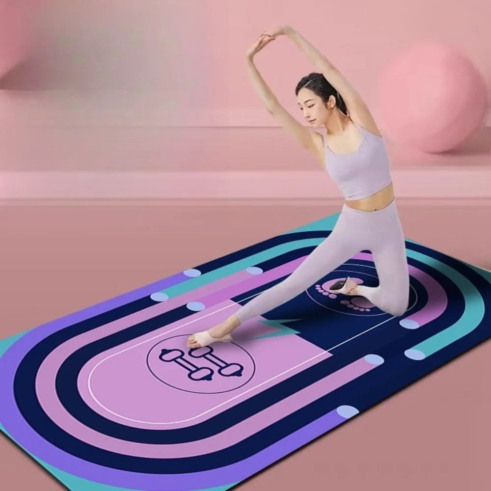 Yoga Mat Rug Double Sided Shock Absorbing Eco Friendly